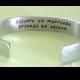 Sister-In-Law Gift - "Sisters by marriage, friends by choice." 1/2" hidden message cuff bracelet