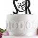 ON SALE !!! Wedding Cake Topper -  Initial Wedding Decoration - Cake Decor Personalized Wedding Cake Topper - Monogram Cake Topper