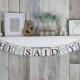 Engagement Banner, Engagement Party Ideas, She Said Yes Banner, Bridal Shower Banner