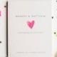 Wedding Guest Book Wedding Guestbook Custom Guest Book Personalized Customized custom design wedding gift keepsake watercolor pink heart new