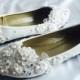 White Wedding Flats,Bridal Ballet Shoes,Comfortable Flats,Shoes Flat Lace Shoes Womens Wedding Shoes