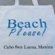 Wedding welcome bag, destination wedding welcome tote, custom wedding beach tote, welcome tote bag, beach wedding