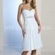 Buy Australia A-line White Sweetheart Neckline Knee Length Chiffon Bridesmaid Dresses by STI BY11223T at AU$118.93 - Dress4Australia.com.au