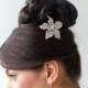 Bridal Hairclip, Crystal Hairclip, Wedding Hair Accessory, Bridal Hair Adornment, Crystal Hair Flower