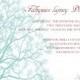 AUTUMN PEPPERMINT TREES WEDDING INVITATION CARDS HPI032 FOR FALL AND WINTER WEDDING PARTY