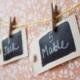 Stunning Chalkboard Escort Cards in a DIY Project