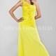 Buy Australia A-line Daffodil One-shoulder Chiffon Floor Length Evening Dress/ Prom Dresses By landad PE255 at AU$155.96 - Dress4Australia.com.au