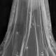 VINTAGE & ANTIQUE Brussels Lace 1920's Deco Gatsby Downton Abbey ~ Heirloom Wedding Veil ~ Handmade