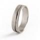 Men Grooved Ring, Mens Wedding Band,Sterling Silver Wedding Ring, Oxidized Silver Ring.