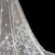 MAGNIFICENT Antique Victorian Princess Lace Wedding Bridal Veil