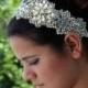 Wedding Crystal Rhinestone  Headband,  Wedding  Veils, Vintage Inspired, Wedding Hair  Accessory,  Bridal Hair,  Headpiece,  Bride, Hair