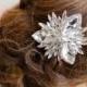 Bridal Deluxe crystal Hair comb, Bridal Headpiece, Wedding Hair accessories, Rhinestone comb, Crystalcomb, Deluxe Crystal Hairpiece SASHA