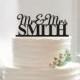 Personalized mr and mrs cake topper,last name wedding cake topper,romantic cake topper,rustic mr and mrs cake topper with last name 15192