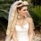 Untarnished Burlap Wedding Veil - Rustic Wedding - Veil With Blusher - Bridal Veil - Unique Veil - Autumn Wedding - Country Wedding