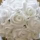 Artificial Wedding Flower  Brides / Large Bridesmaids Bouquet