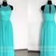 Illusion Top Blue Long Prom Dress /Blue Bridesmaid Dress/ Long Bridesmaid Dress/ Wedding Party Dress/ Evening Dress/Wedding Party Dress