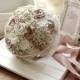 DIY Wedding Brooch Bouquet Kit (Ribbon Flowers, Rhinestone, Pearl and etc) Nude Flowers