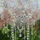 HANDMADE BROOCH BOUQUET, Gatsby Brooch Bouquet, Deposit Only, Cascading Brooch Bouquet, Jeweled Wedding Bouquet, Broach Bouquet