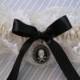 Victorian Ivory Lace Pirate Wedding Garter