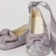 Silver Lace Baby & Toddler Shoe - Little Girls Gray Ballet Slipper, Wedding Shoe, Flower Girl Ballet Flat, Dance Shoe, Baby Souls Baby Shoes