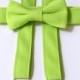 Lime Green Bowtie and Suspender Set - Infant, Toddler, Boy 2 weeks before shipping