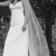 Wedding veil - Cathedral length  bridal veil - 108 inches long with a beautiful pencil edge