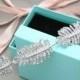Crystal Feather Bridal Tiara, Ribbon Headband, Swarovski Crystal Feather Bridal Headpiece,Crystal Pearl Headband, Diamante Feather Headpiece