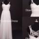 Long Wedding Dress Halter V-neck and Open Back Ivory Bridal Gowns