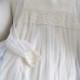 Vintage ivory short dress, wedding dress, prom dress, confirmation dress, chiffon dress, evening dress, excellent condition
