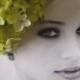 Lime Green Hydrangea Hair Flower Comb -Weddings-