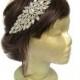 Gatsby Headpiece Gold Flapper Costume Bridal Fascinator Art Deco Headpiece Roaring 20s Headband Vintage Wedding Hair Piece Hair Accessories