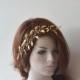 Wedding Hair Wreaths & Tiaras, Gold Leaf Crown, Wedding Bridal Tiara, Wedding Headpiece, Bridal Hair Accessories, Pearl Tiara