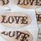 LOVE Sticker Seals-Handmade-Perfect for Sealing Invites-BUNDLE Set of 50