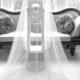 Couture bridal cap veil -1920s wedding  veil - Lady Grantham