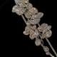 Vintage style bridal headpiece or side tiara - Orchis