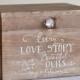 Wedding Card Box Rustic County Barn Love Story Keepsake Box (Item Number MHD20092)