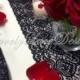 Lace Table Runner, 12ft-20ft x 7in Wide, Black Wedding Table Runner, Vintage, Overlay/Tabletop Decor/Wedding Decor/autumn finds/