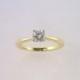 14kt Yellow Gold Engagement Ring with 0.54ct Brilliant Cut Diamond