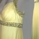 Vintage 80s does the 50s Glamour Girl  Formal Evening Gown with beaded detail. Prom, Wedding, Party, sweet 16, nightclub,