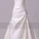 Chic & Simple Satin Wedding Dress Available in Plus Sizes