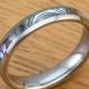 Tungsten Carbide Ring with Abalone Shell Inlay (4mm width, Barrel Shaped)