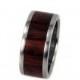 Holiday Sale 15% Off Snakewood Wood Ring, Titanium Wood Ring, Ring Armor Included