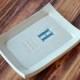 Baptism Gift - Personalized Miniature Platter - with Blue Initial