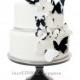 Wedding CAKE TOPPER -  Edible Butterflies in Black and White - Butterfly Cake, Cake Decorations