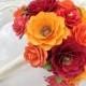 Paper Bouquet - Paper Flower Bouquet - Wedding Bouquet - Bridal Bouquet - Fall - Customize Your Colors - Made To Order