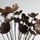 Rustic Bouquet of Rusty Metal Flowers For Your Wedding Centerpiece
