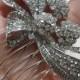 Love Louis sparkle rhinestones crystals wedding bridal hair comb