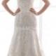 Buy Australia A-line Strapless Luxurious Lace Overlay Chapel Train Wedding Dresses at AU$269.29 - Dress4Australia.com.au