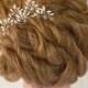Rice Pearl Crystal Bridal Hair Pins, Wedding Hair Accessories, Swarovski Crystal Pinwheel Hair Pins, Bridal Hair Pins, Bridesmaid Hair Pins