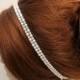 Rhinestone Pearl Beaded  Bridal Wedding Headband Wedding Accessories Headpiece Head Piece Ready to Ship